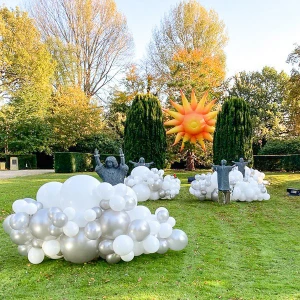 Ballonnen wolken Oosterpark begraafplaats Amsterdam