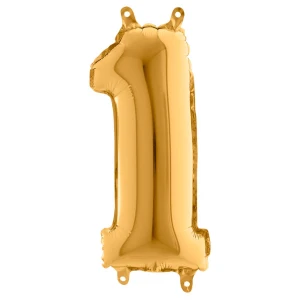 14 Inch cijfer folieballonnen goud 14 Inch cijfer folieballonnen goud