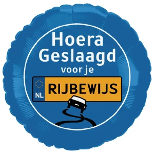 18 Inch (46 cm) De Ballonnerie Rijbewijs folie ballon