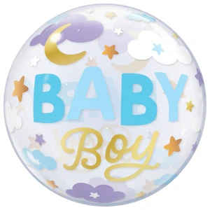 22 Inch (56 cm) Qualatex Baby Boy Sweet Dreams