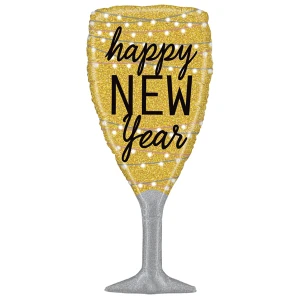 37 Inch (94 cm) Grabo New Year Champagne Glass folie ballon
