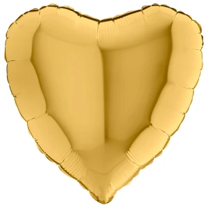 18 inch (46 cm) Grabo Heart Gold folie ballon