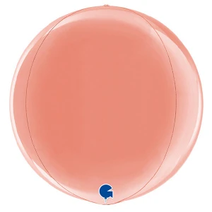 11 inch (29 cm) Grabo Globe Rose Gold folie ballon