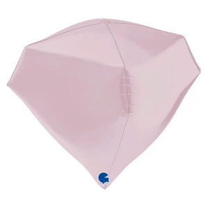 18 inch (45 cm) Grabo Gem Pastel Pink folie ballon
