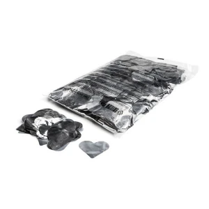Magic FX confetti metallic hart Zilver