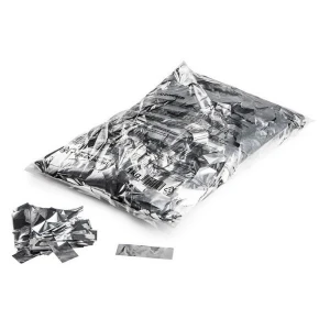 Magic FX confetti metallic rechthoek Zilver