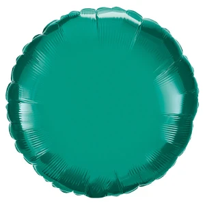 18 inch (46 cm) Qualatex Round Teal folie ballon